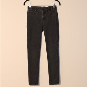 Black Skinny Jeans with Adjustable Waistband